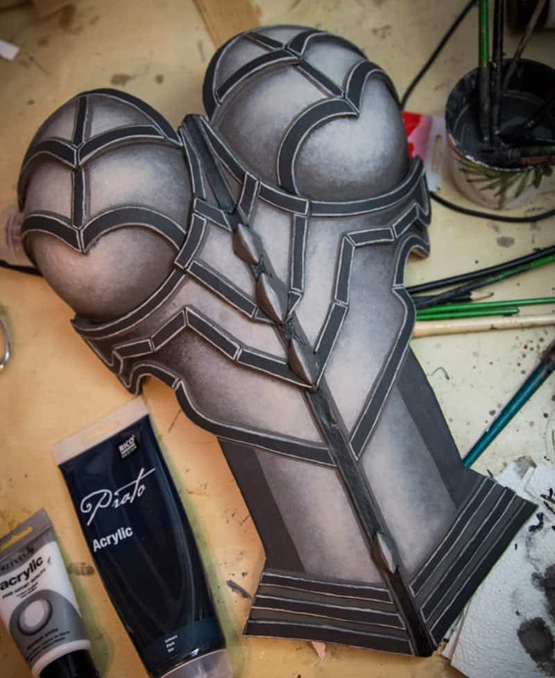 Crusader Diablo 3 Worbla Cosplay Progress by Kamui Cosplay