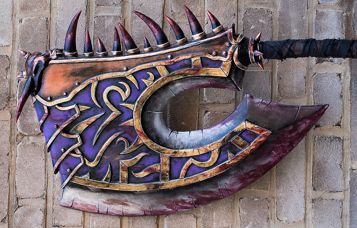 Kamui-Cosplay-Props-Gorehowl-World-of-Warcraft-DIY-Worbla
