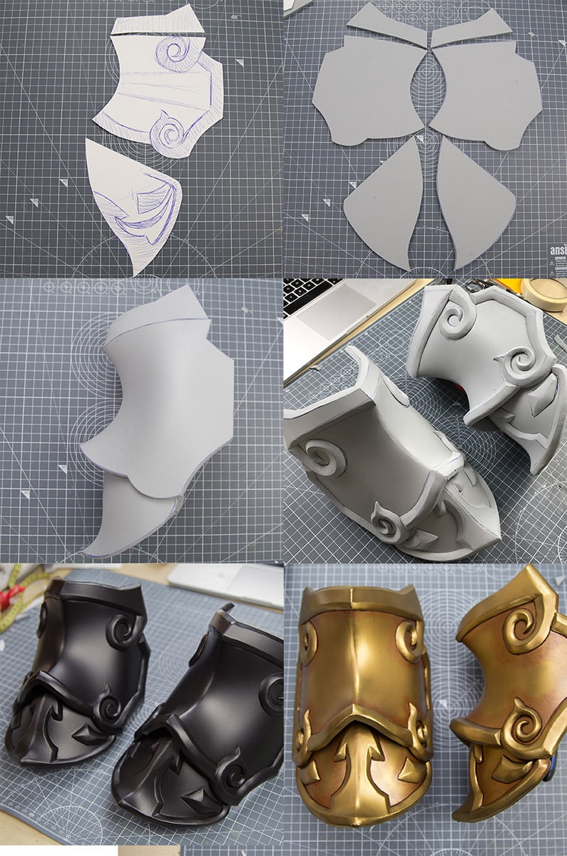 How to Make a Cosplay Piece of Armor - The Foam FactoryThe Foam