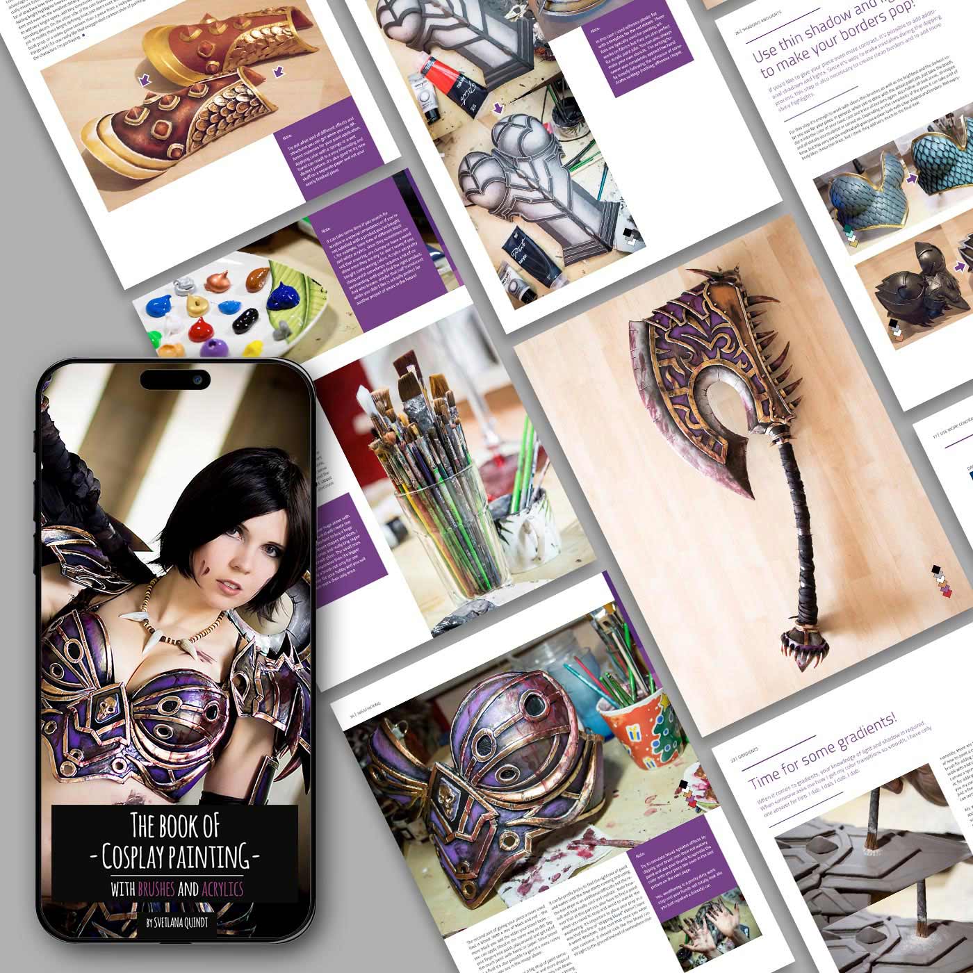The Book of Cosplay Painting - Brushes and Acrylics / PDF - Image 2