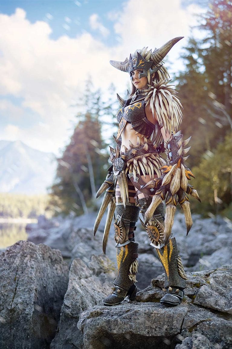 Nergigante Armor Monster Hunter World KamuiCosplay   02 Nergigante Monster Hunter World Kamui Cosplay 768x1152 