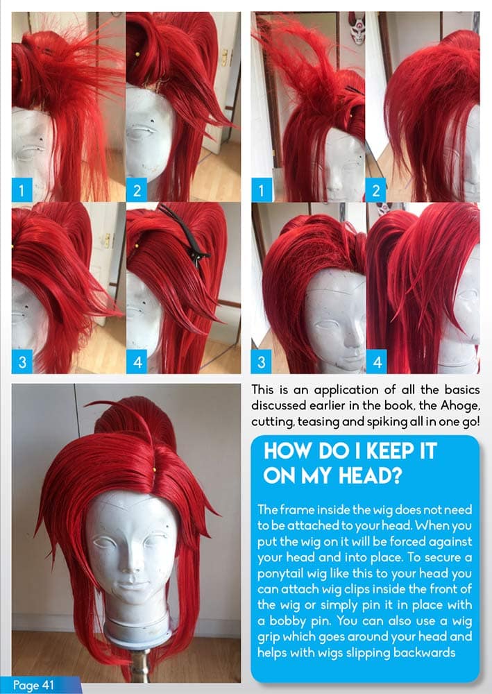 wig styling book