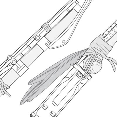 Aloy's Spear (Horizon Zero Dawn) - Blueprint Download by Kamui Cosplay