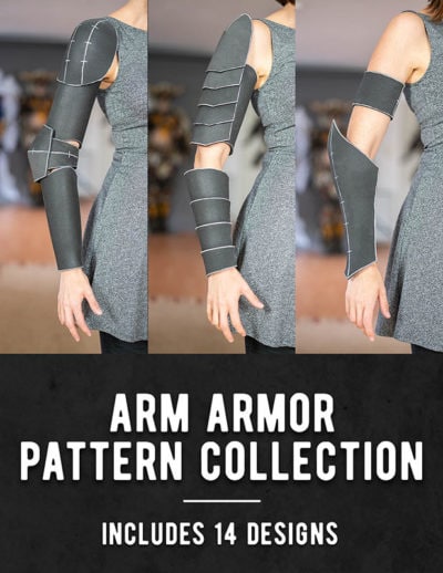 Arm Armor Pattern Collection (14 designs) - Digital Download | PDF by Kamui Cosplay