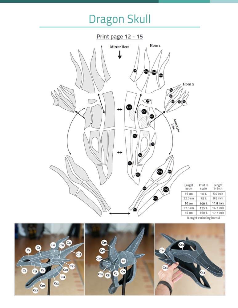 Animal Skulls Pattern Collection - Digital Download | PDF