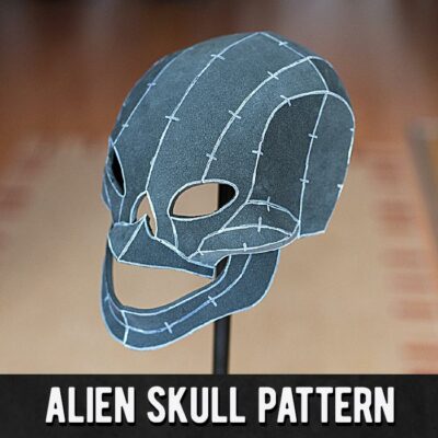 Alien Skull Pattern - Digital Download | PDF by Kamui Cosplay