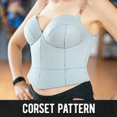 Corset Foam Pattern - Digital Download | PDF by Kamui Cosplay