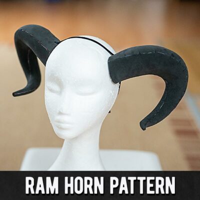 Ram Horn Foam Pattern - Digital Download | PDF by Kamui Cosplay