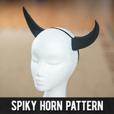 Spiky Horn Foam Pattern - Digital Download | PDF by Kamui Cosplay