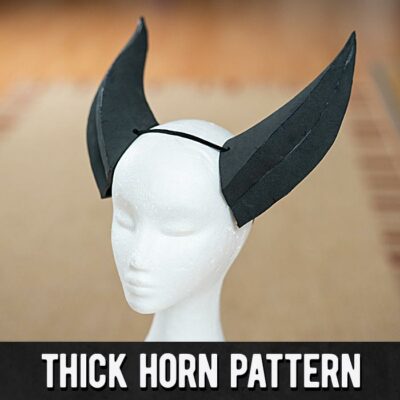 Thick Horn Foam Pattern - Digital Download | PDF by Kamui Cosplay