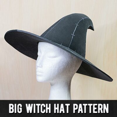 Big Witch Hat Pattern - Digital Download | PDF by Kamui Cosplay