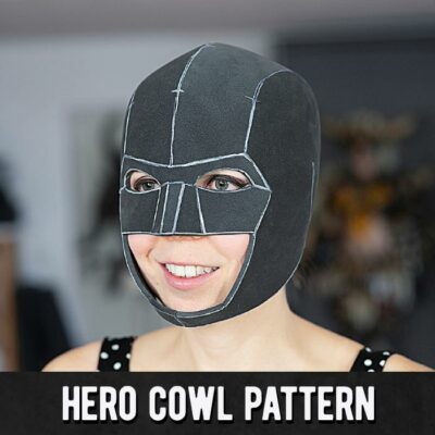 Hero Cowl Pattern - Digital Download | PDF by Kamui Cosplay
