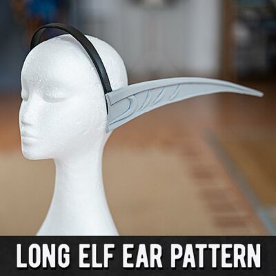 Long Elf Ear Pattern - Digital Download | PDF by Kamui Cosplay