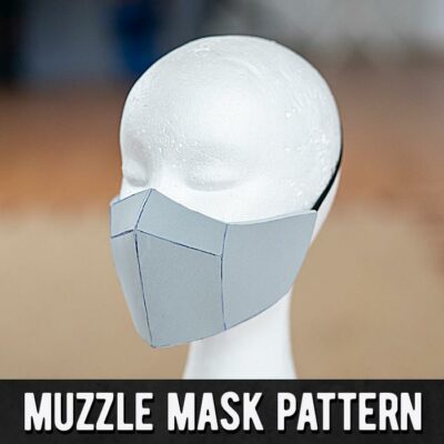 Muzzle Mask Pattern - Digital Download | PDF by Kamui Cosplay
