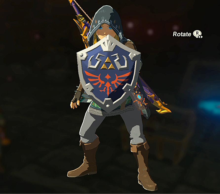 Link Shield the Legend of Zelda Cosplay Template