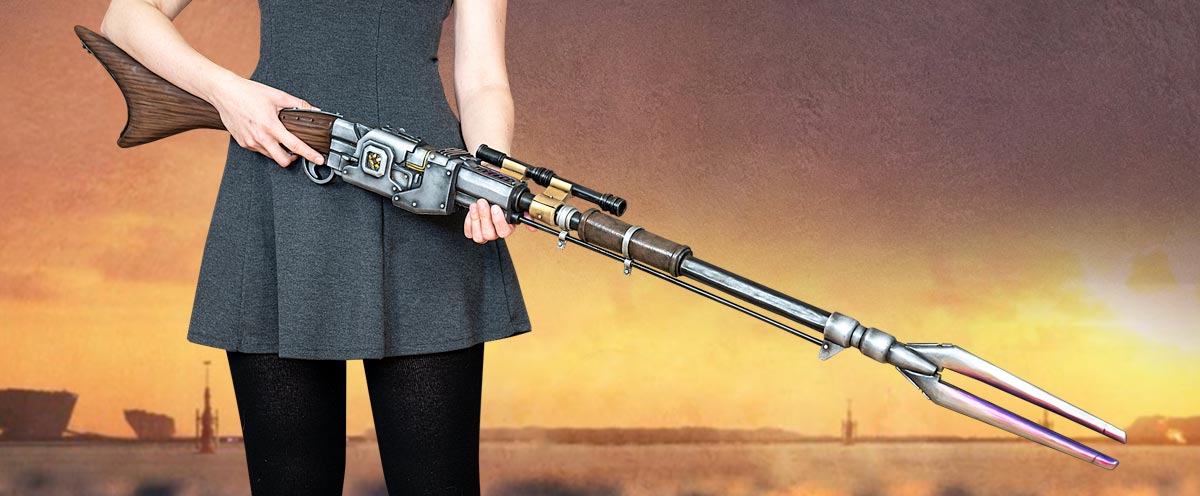 Kamui Cosplay Star Wars Mandalorian Rifle Amban Rifle prop making Replica Diy Crafts