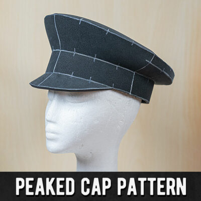 Peaked Cap Foam Pattern - Digital Download | PDF by Kamui Cosplay