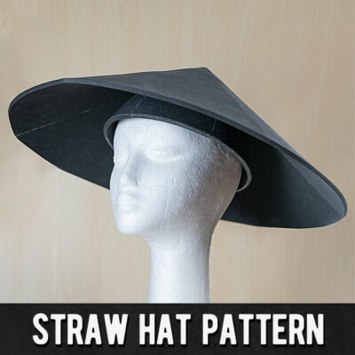 Foam Straw Hat Pattern - Digital Download | PDF by Kamui Cosplay