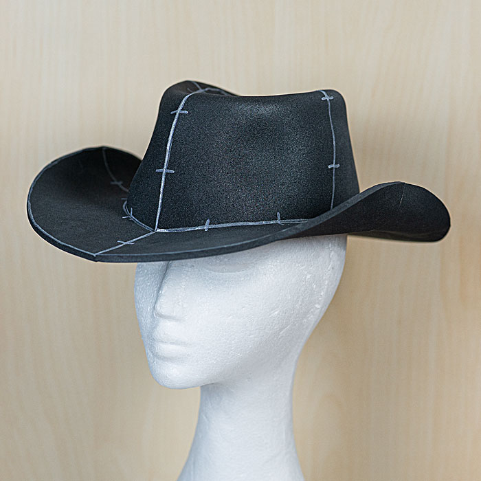 cowboy hat outline