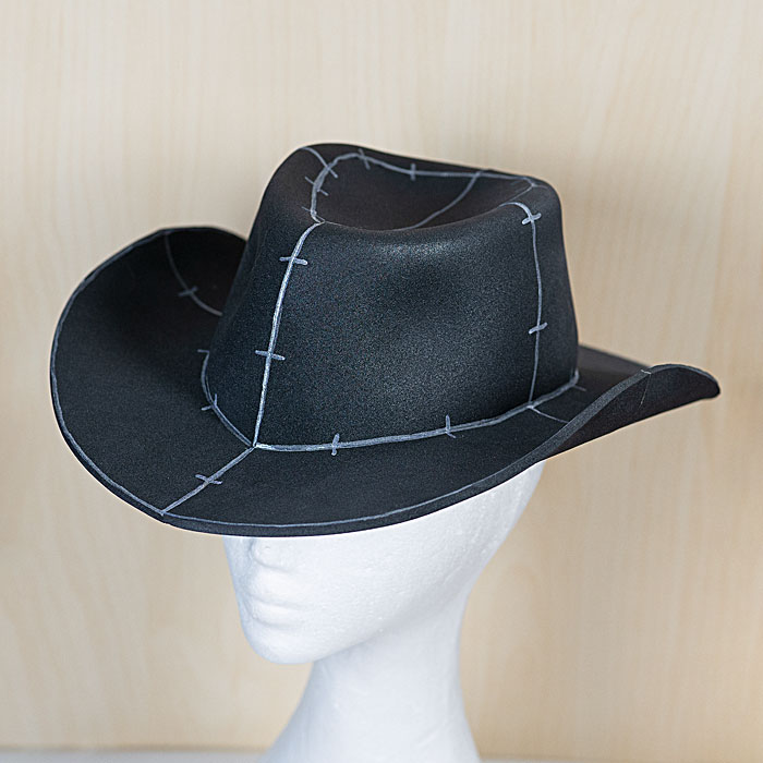Cowboy Hat Pattern DOWNLOAD PDF Digital Download