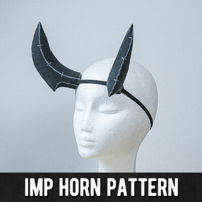 Imp Horn Foam Pattern - Digital Download | PDF by Kamui Cosplay