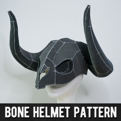 Bone Helmet Pattern by Kamui Cosplay