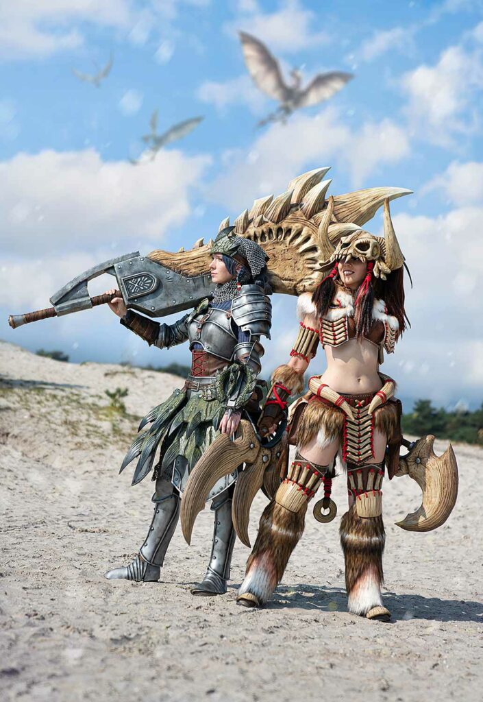 Monster Hunter Rise Costumes by Kamui Cosplay and Lightning Cosplay