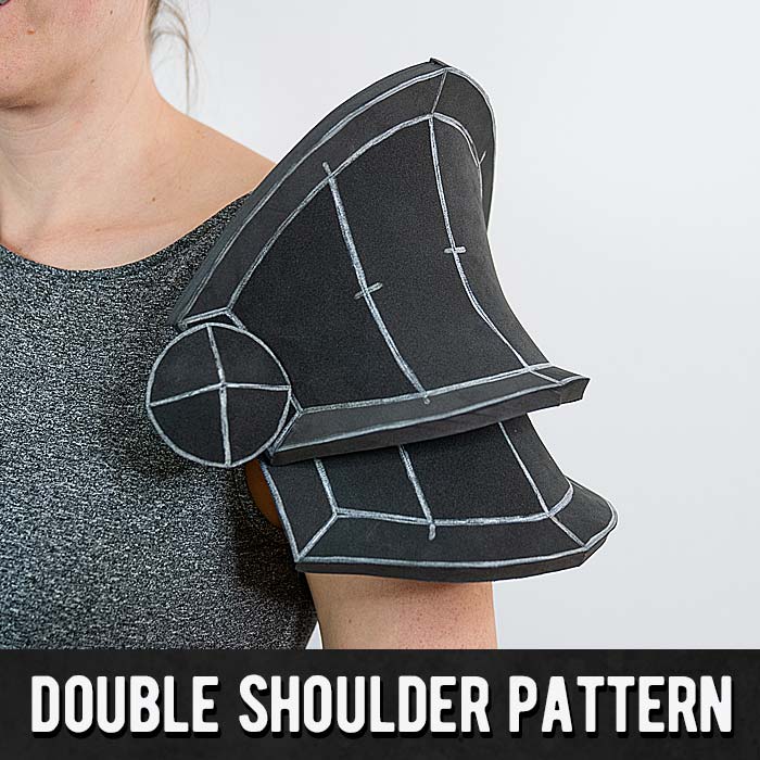 Double Shoulder Armor Pattern - Digital Download | PDF