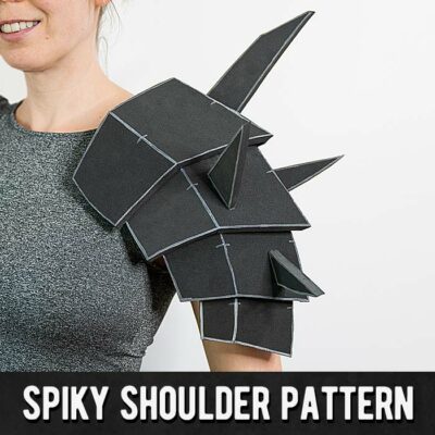 Spiky Shoulder Armor Pattern by Kamui Cosplay