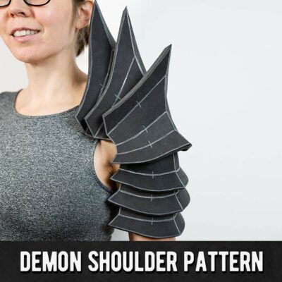 Demon Shoulder Armor Pattern by Kamui Cosplay