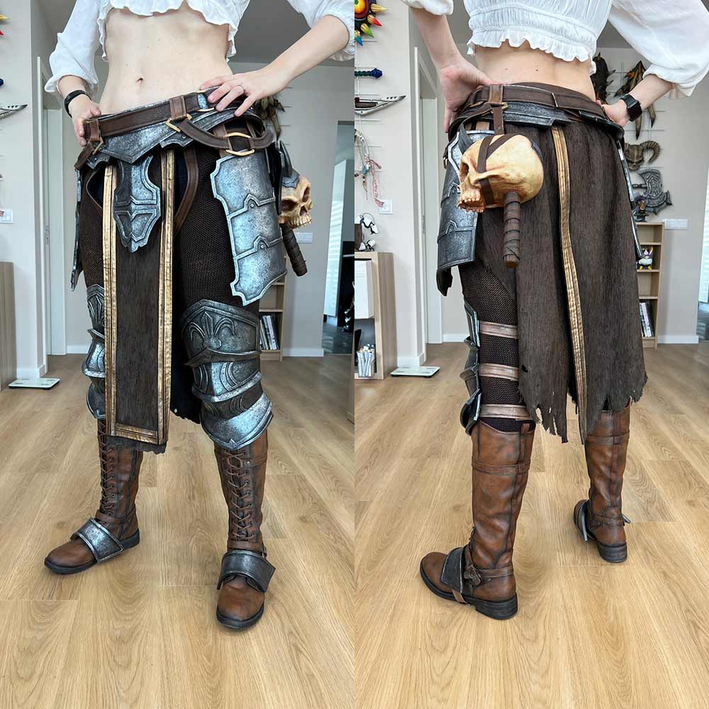 Necromancer Diablo IV Cosplay Leg Armor