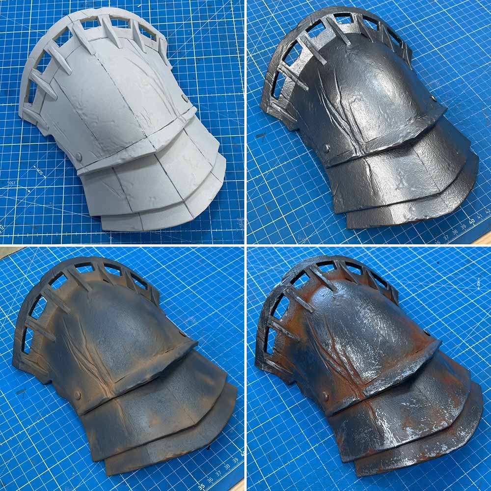 Foam Armor Metal Remnant II Cosplay Progress
