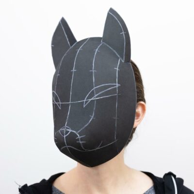 Anbu Fox Mask EVA Foam Pattern Collection by Kamui Cosplay