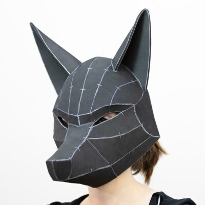 Jackal Fox Mask EVA Foam Pattern Collection by Kamui Cosplay