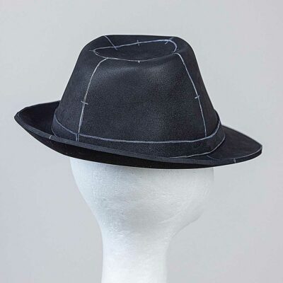 Fedora Hat Pattern by Kamui Cosplay Back