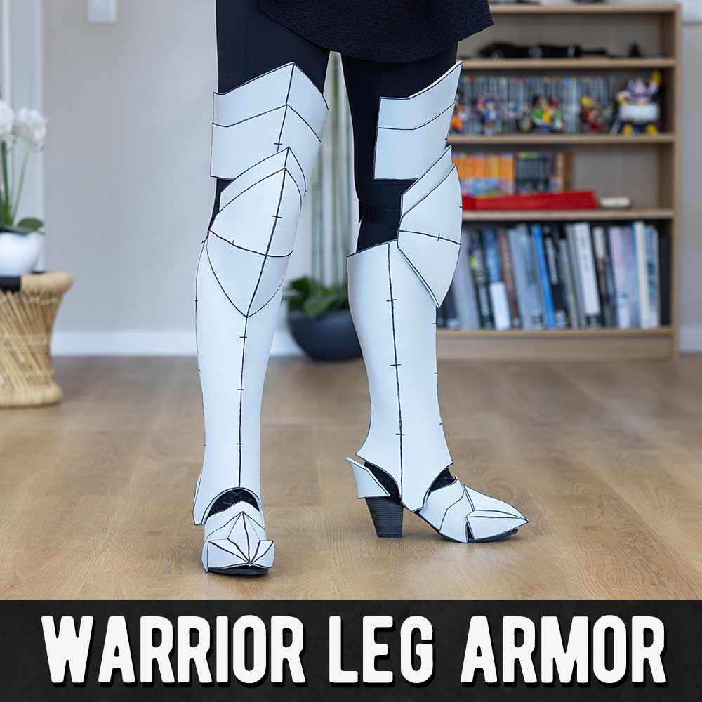 Warrior Leg Armor Pattern - Digital Download | PDF