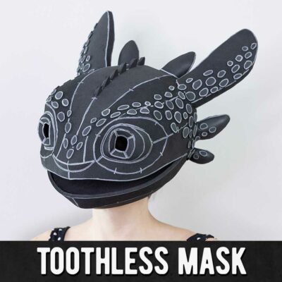 Toothless Mask Pattern - by Kamui Cosplay