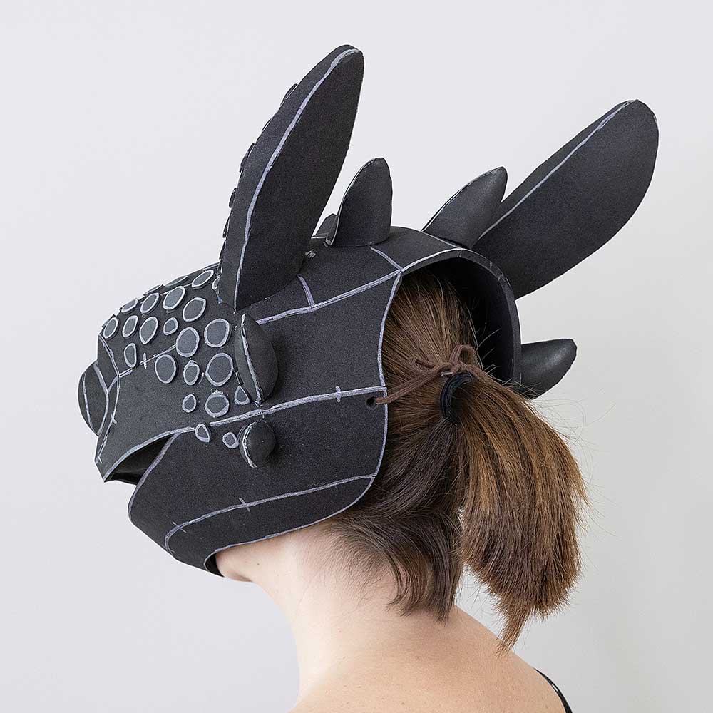 Toothless Mask Pattern - Digital Download | PDF - Image 4