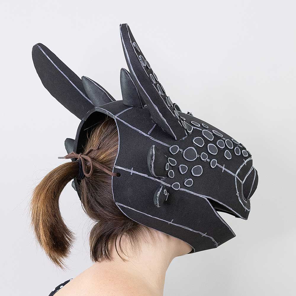 Toothless Mask Pattern - Digital Download | PDF - Image 5