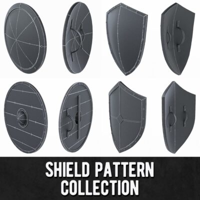 Shield Pattern Collection (4 Designs) - Digital Download | PDF