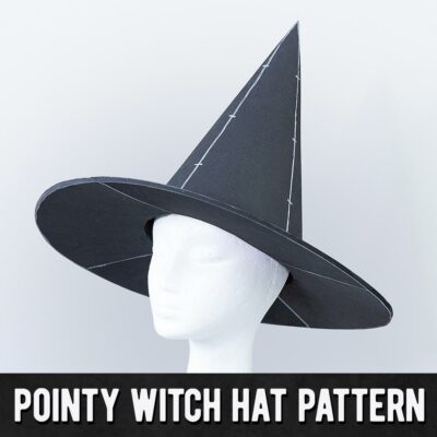 Pointy Witch Hat Pattern by Kamui Cosplay