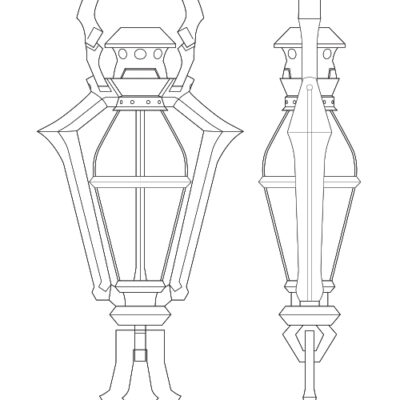 Flins Lamp Blueprint - Digital Download | PDF