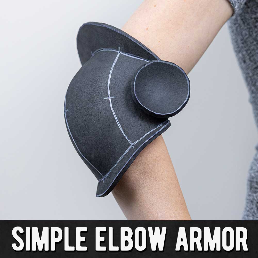 Simple Elbow Armor Pattern - Digital Download | PDF