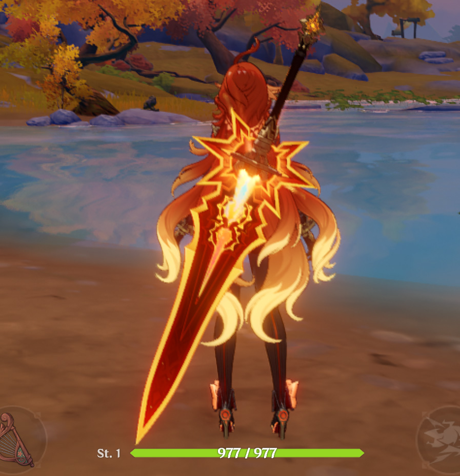 Mauvika Sword Genshin Impact Screenshot Refrence