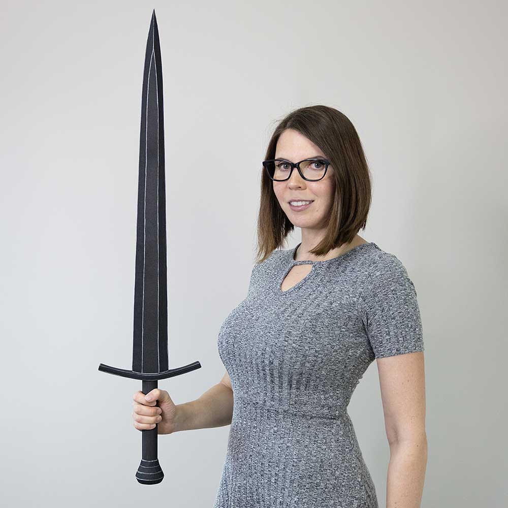Medieval Foam Sword Pattern - Digital Download | PDF - Image 2