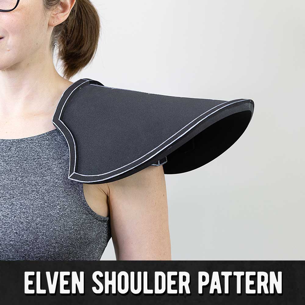 Elven Shoulder Armor Pattern - Digital Download | PDF