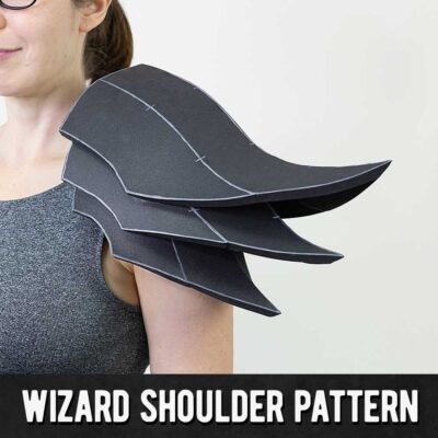 Wizard Shoulder Armor Pattern - Digital Download | PDF