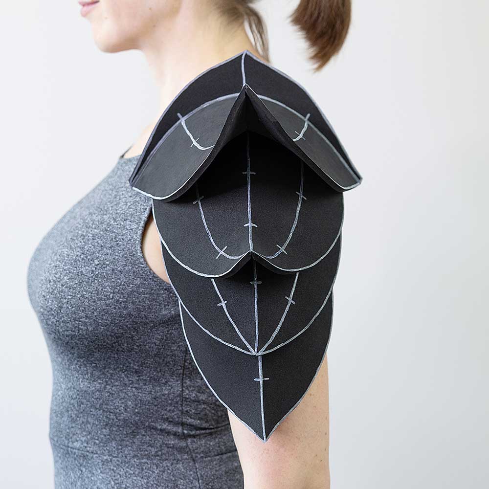 Warlock Shoulder Armor Pattern - Digital Download | PDF - Image 3