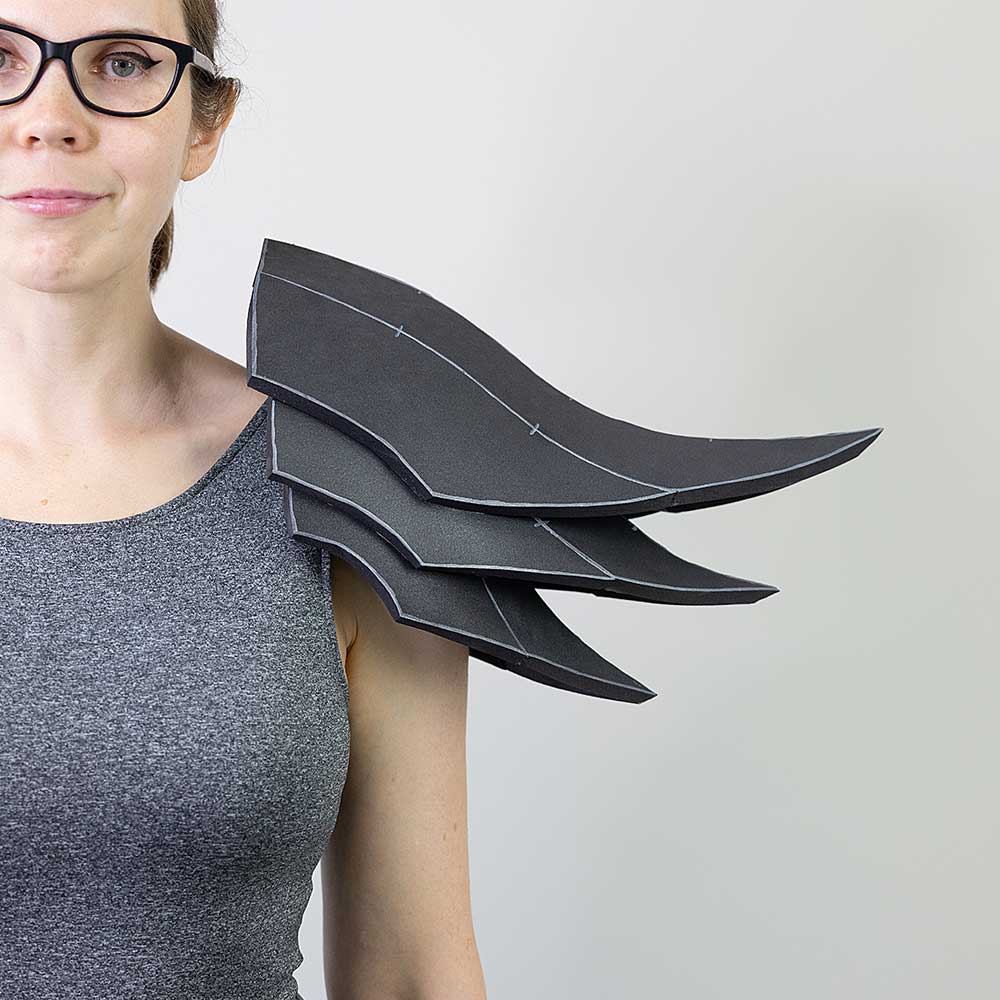 Wizard Shoulder Armor Pattern - Digital Download | PDF - Image 2