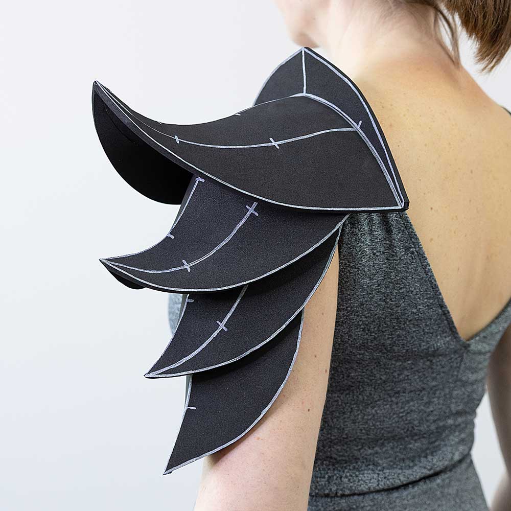 Warlock Shoulder Armor Pattern - Digital Download | PDF - Image 2